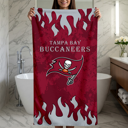 LIMITED EDITION - NEW CUSTOMIZED NFL10 TBB TAMPA BAY BUCCANEERS BEACH TOWEL FOR FAN