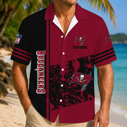 LIMITED EDITION - NEW CUSTOMIZED NFL10 TBB TAMPA BAY BUCCANEERS UNISEX HAWAIIAN SHIRT