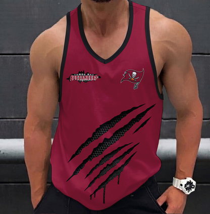 SPECIAL EDITION - NEW CUSTOMIZED NFL10 TBB TAMPA BAY BUCCANEERS UNISEX TANK TOP
