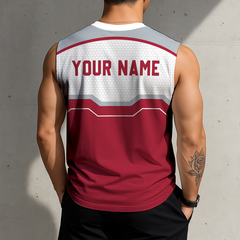 LIMITED EDITION - NEW CUSTOMIZED NFL10 TBB TAMPA BAY BUCCANEERS MEN'S GYM SHIRT