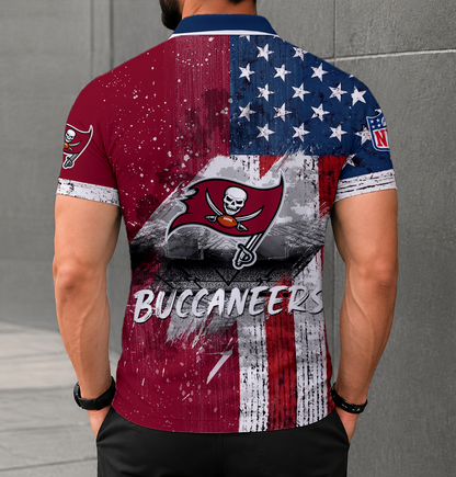 SPECIAL EDITION - NEW CUSTOMIZED NFL10 TBB TAMPA BAY BUCCANEERS0 POLO SHIRT