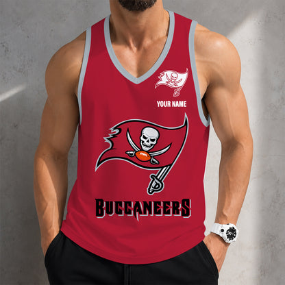 LIMITED EDITION - NEW CUSTOMIZED NFL10 TBB TAMPA BAY BUCCANEERS TANK TOP