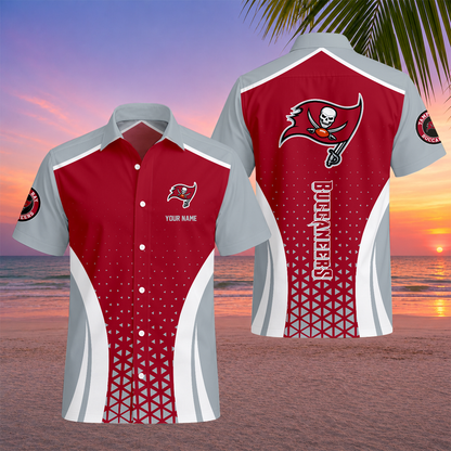LIMITED EDITION - NEW CUSTOMIZED NFL10 TBB TAMPA BAY BUCCANEERS UNISEX HAWAIIAN SHIRT
