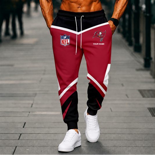 LIMITED EDITION - NEW CUSTOMIZED NFL10 TBB TAMPA BAY BUCCANEERS SWEATPANTS