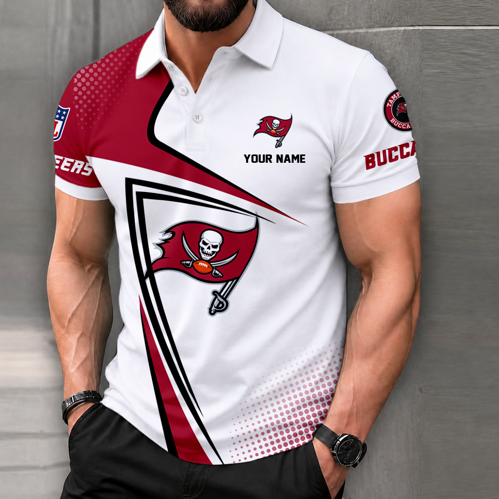 LIMITED EDITION - NEW CUSTOMIZED NFL10 TBB TAMPA BAY BUCCANEERS T-SHIRT, POLO SHIRT, ZIP POLO SHIRT, SWEATSHIRT, HOODIE & ZIP HOODIE