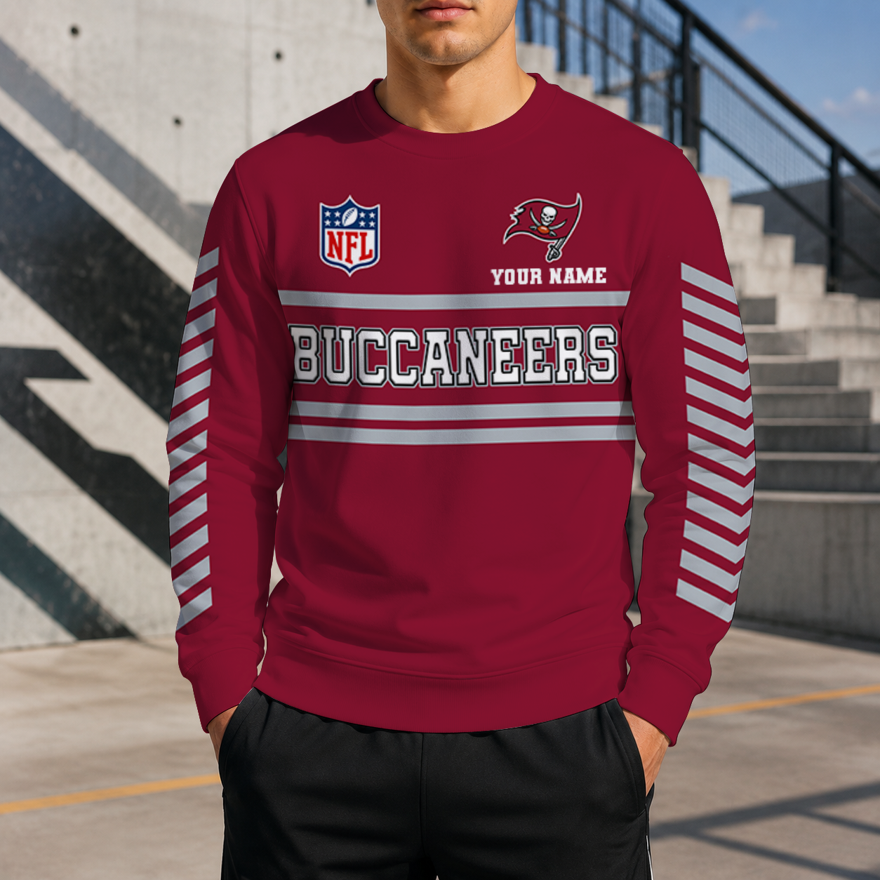 LIMITED EDITION - NEW CUSTOMIZED NFL10 TBB TAMPA BAY BUCCANEERS UNISEX SWEATSHIRT