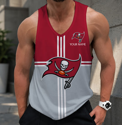 EXCLUSIVE EDITION - NEW CUSTOMIZED NFL10 TBB TAMPA BAY BUCCANEERS TANK TOP