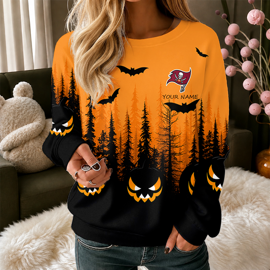 [SPECIAL OFFER] NEW CUSTOMIZED NFL10 TBB TAMPA BAY BUCCANEERS UNISEX HALLOWEEN SWEATSHIRT