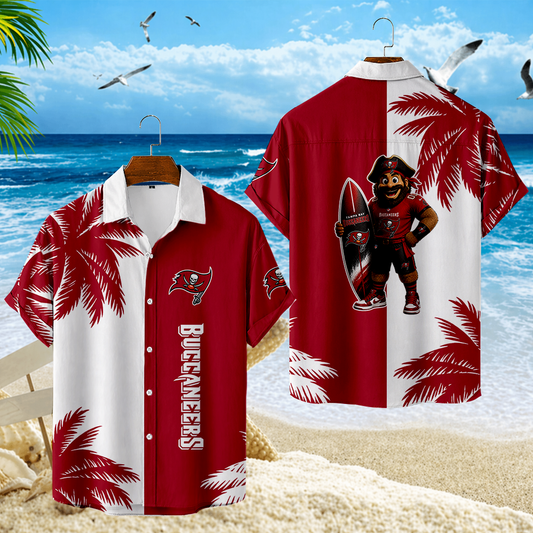 LIMITED EDITION - NEW CUSTOMIZED NFL10 TBB TAMPA BAY BUCCANEERS UNISEX HAWAIIAN SHIRT