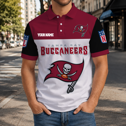LIMITED EDITION - NEW CUSTOMIZED NFL10 TBB TAMPA BAY BUCCANEERS T-SHIRT, POLO SHIRT, ZIP POLO SHIRT, SWEATSHIRT, HOODIE & ZIP HOODIE