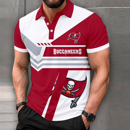 LIMITED EDITION - NEW CUSTOMIZED NFL10 TBB TAMPA BAY BUCCANEERS POLO SHIRT, ZIP POLO SHIRT & T-SHIRTS