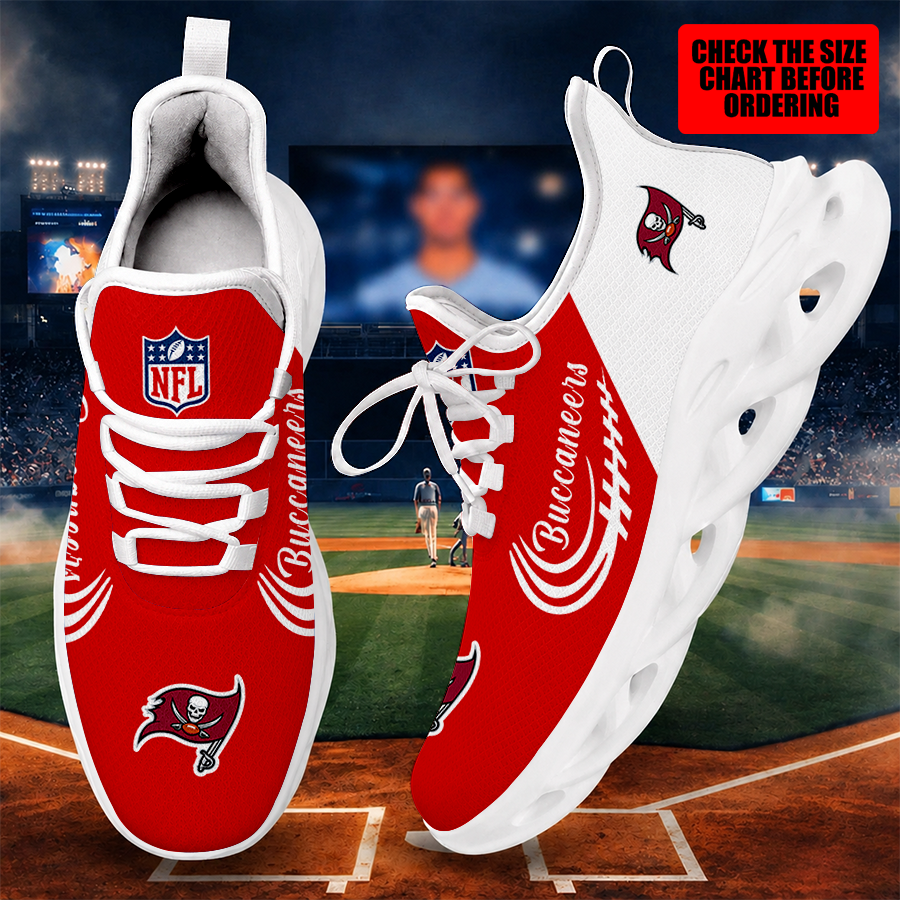 [SPECIAL OFFER] NEW CUSTOMIZED NFL10 TBB TAMPA BAY BUCCANEERS MAX SOUL SHOES