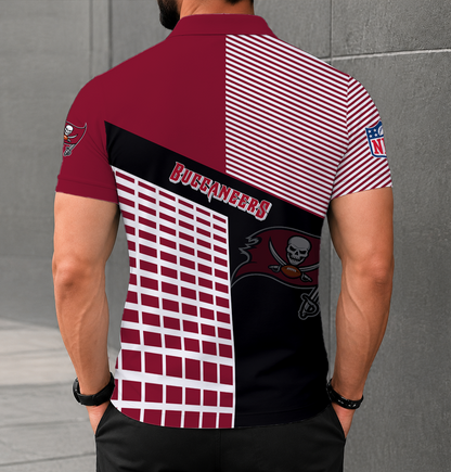 LIMITED EDITION - NEW CUSTOMIZED NFL10 TBB TAMPA BAY BUCCANEERS0 POLO SHIRT