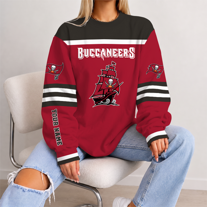 [SPECIAL OFFER] NEW CUSTOMIZED NFL10 TBB TAMPA BAY BUCCANEERS UNISEX SWEATSHIRT