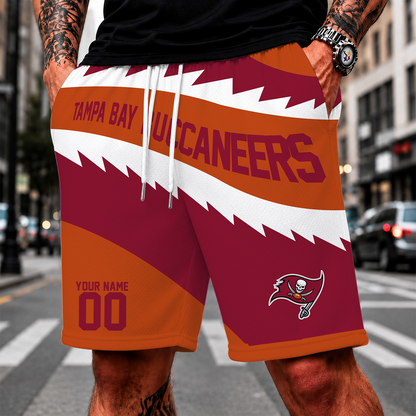[SPECIAL OFFER] NEW CUSTOMIZED NFL10 TBB TAMPA BAY BUCCANEERS SHORT PANTS