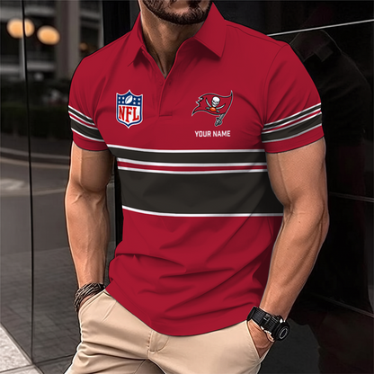 [SPECIAL OFFER] NEW CUSTOMIZED NFL10 TBB TAMPA BAY BUCCANEERS POLO SHIRT