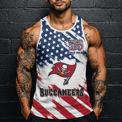 LIMITED EDITION - NEW CUSTOMIZED NFL10 TBB TAMPA BAY BUCCANEERS UNISEX TANK TOP