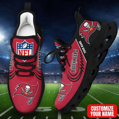 LIMITED EDITION - NEW CUSTOMIZED NFL10 TBB TB BUCCANEERS PREMIUM CLUNKY SNEAKERS