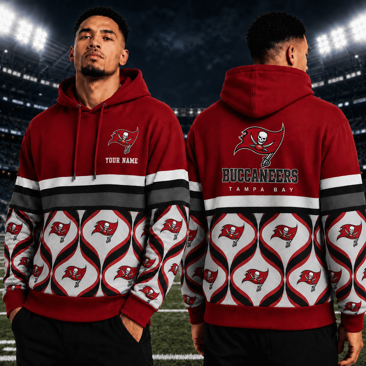 LIMITED EDITION - NEW CUSTOMIZED NFL10 TBB TAMPA BAY BUCCANEERS T-SHIRT, HOODIE, ZIP HOODIE