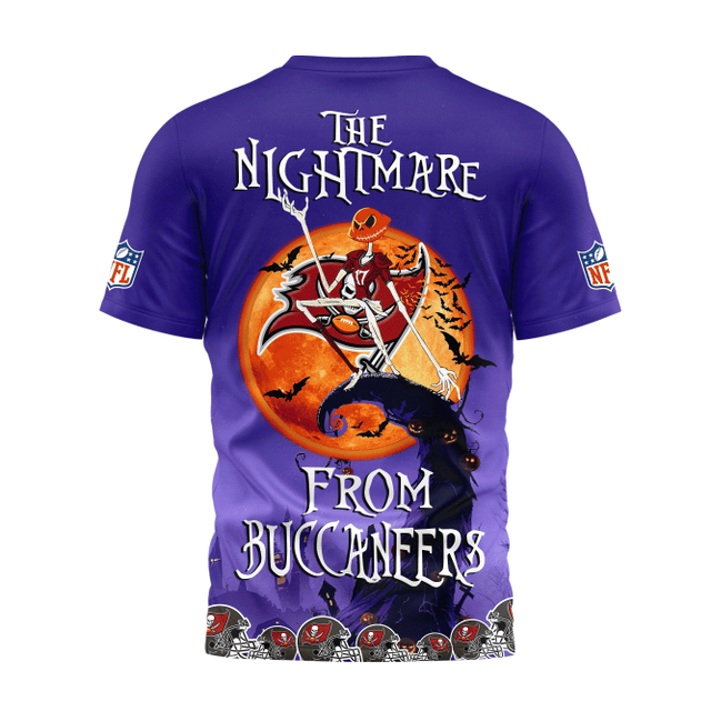 [SPECIAL OFFER] NEW CUSTOMIZED NFL10 TBB TAMPA BAY BUCCANEERS HALLOWEEN THE NIGHTMARE APPAREL