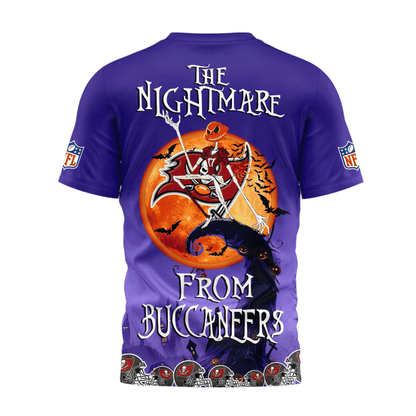 [SPECIAL OFFER] NEW CUSTOMIZED NFL10 TBB TAMPA BAY BUCCANEERS HALLOWEEN THE NIGHTMARE APPAREL