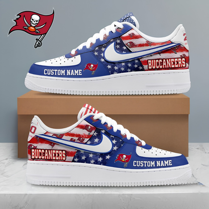 [SPECIAL OFFER] NEW CUSTOMIZED NFL10 TBB TAMPA BAY BUCCANEERS AF1 SHOES