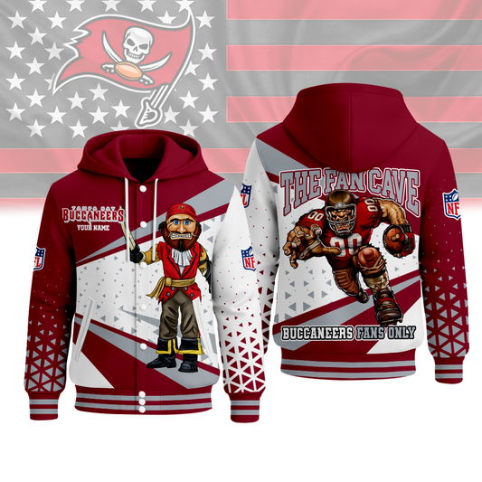LIMITED EDITION - NEW CUSTOMIZED NFL10 TBB TAMPA BAY BUCCANEERS UNISEX T-SHIRT, POLO, HOODIE & JACKETS