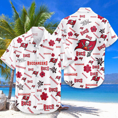 LIMITED EDITION - NEW CUSTOMIZED NFL10 TBB TAMPA BAY BUCCANEERS UNISEX HAWAIIAN SHIRT