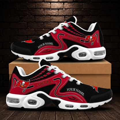 LIMITED EDITION - NEW CUSTOMIZED NFL10 TBB TAMPA BAY BUCCANEERS AIR MAX PLUS SNEAKERS