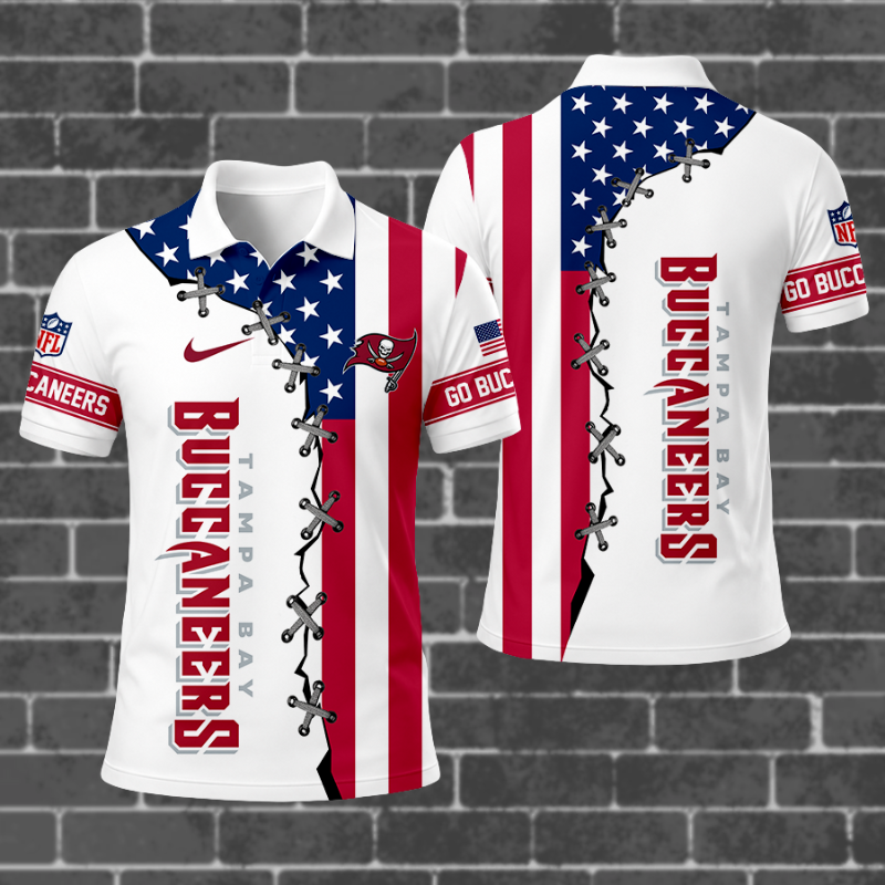 [SPECIAL OFFER] NEW CUSTOMIZED NFL10 TBB TAMPA BAY BUCCANEERS POLO SHIRT