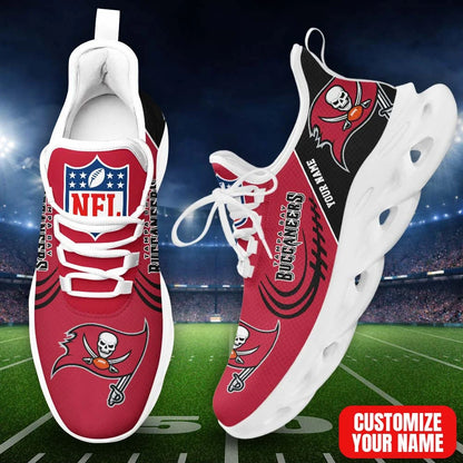 LIMITED EDITION - NEW CUSTOMIZED NFL10 TBB TB BUCCANEERS PREMIUM CLUNKY SNEAKERS