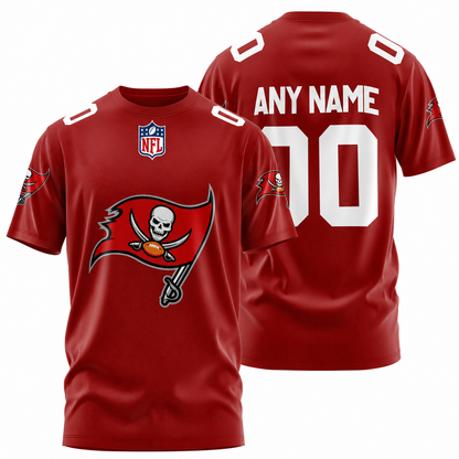 LIMITED EDITION - NEW CUSTOMIZED NFL10 TBB TAMPA BAY BUCCANEERS T-SHIRT, POLO SHIRT, ZIP POLO SHIRT, SWEATSHIRT, HOODIE & ZIP HOODIE