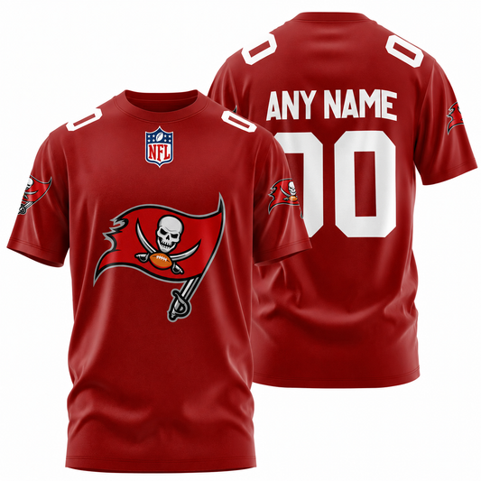LIMITED EDITION - NEW CUSTOMIZED NFL10 TBB TAMPA BAY BUCCANEERS T-SHIRT, POLO SHIRT, ZIP POLO SHIRT, SWEATSHIRT, HOODIE & ZIP HOODIE