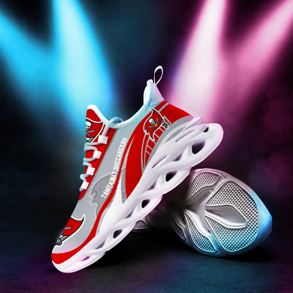 LIMITED EDITION - NEW CUSTOMIZED NFL10 TBB TAMPA BAY BUCCANEERS UNISEX MAX SOUL SHOES