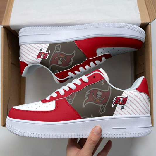 [SPECIAL OFFER] NEW CUSTOMIZED NFL10 TBB TAMPA BAY BUCCANEERS AF1 SNEAKERS