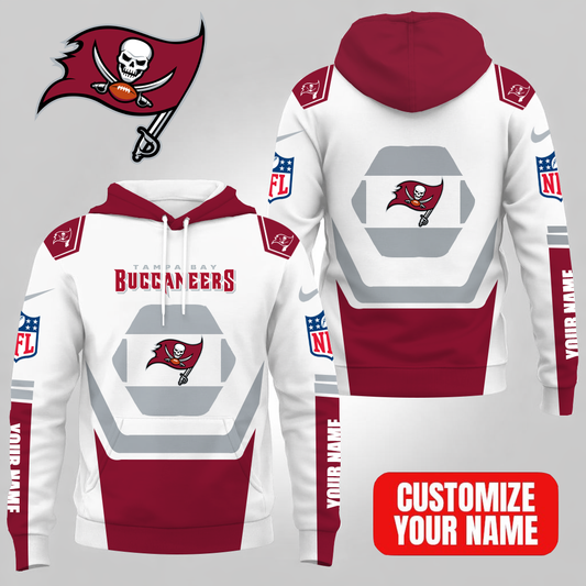 LIMITED EDITION - NEW CUSTOMIZED NFL10 TBB TAMPA BAY BUCCANEERS UNISEX T-SHIRT, POLO, HOODIE & JACKETS