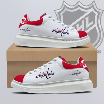 [SUPER SALE] NEW CUSTOMIZED NHL10 WCP WASHINGTON CAPITALS MCQUEEN SHOES