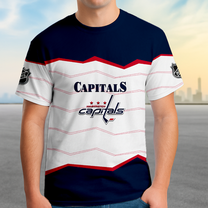 LIMITED EDITION - NEW CUSTOMIZED NHL10 WCP WASHINGTON CAPITALS UNISEX T-SHIRT, SWEATSHIRTS, HOODIE & JACKETS