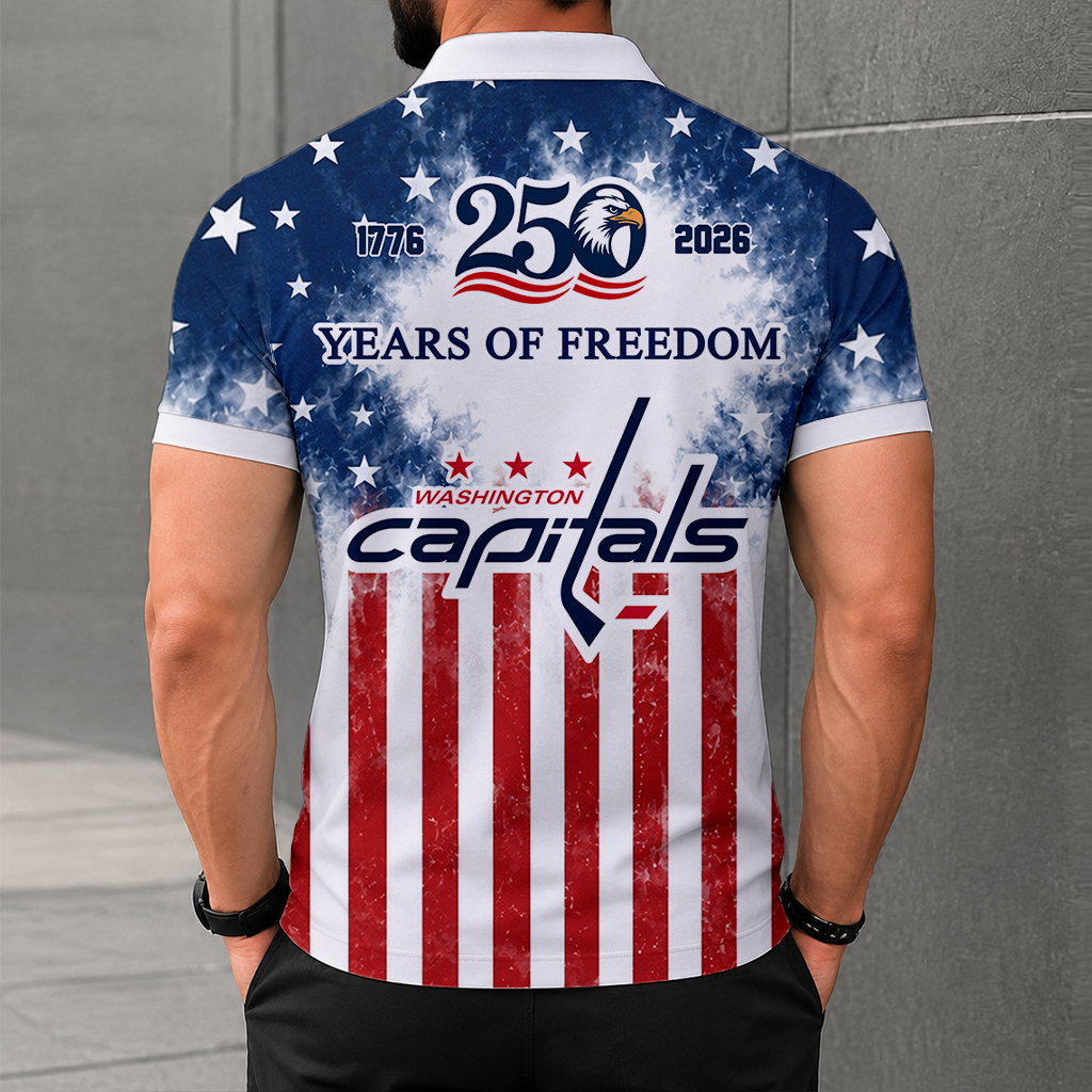 LIMITED EDITION - NEW CUSTOMIZED NHL10 WCP WASHINGTON CAPITALS POLO SHIRT, ZIP POLO SHIRT & T-SHIRTS