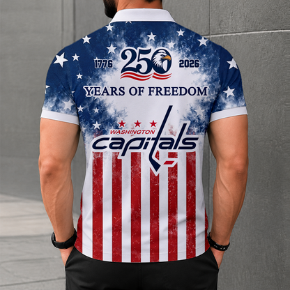 LIMITED EDITION - NEW CUSTOMIZED NHL10 WCP WASHINGTON CAPITALS POLO SHIRT, ZIP POLO SHIRT & T-SHIRTS
