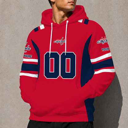 ELITE EDITION - NEW CUSTOMIZED NHL10 WCP WASHINGTON CAPITALS HOODIE, ZIP HOODIE, T-SHIRT, POLO SHIRT, ZIP POLO SHIRT & SWEATSHIRT