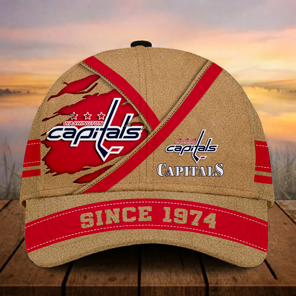 LIMITED EDITION - NEW CUSTOMIZED NHL10 WCP WASHINGTON CAPITALS CLASSIC CAP