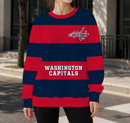 SPECIAL EDITION - NEW CUSTOMIZED NHL10 WCP WASHINGTON CAPITALS UNISEX SWEATSHIRT