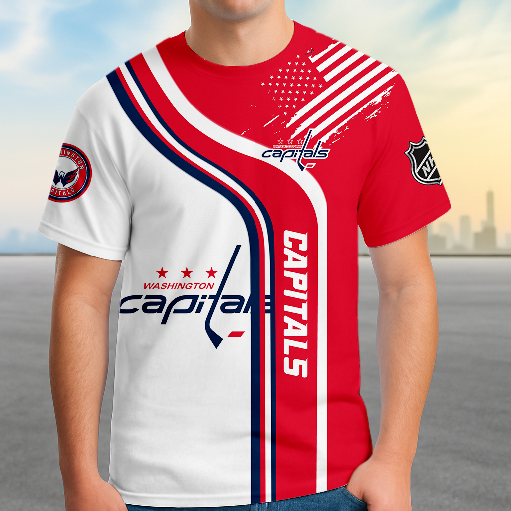ELITE EDITION - NEW CUSTOMIZED NHL10 WCP WASHINGTON CAPITALS POLO SHIRT, ZIP POLO SHIRT & T-SHIRTS