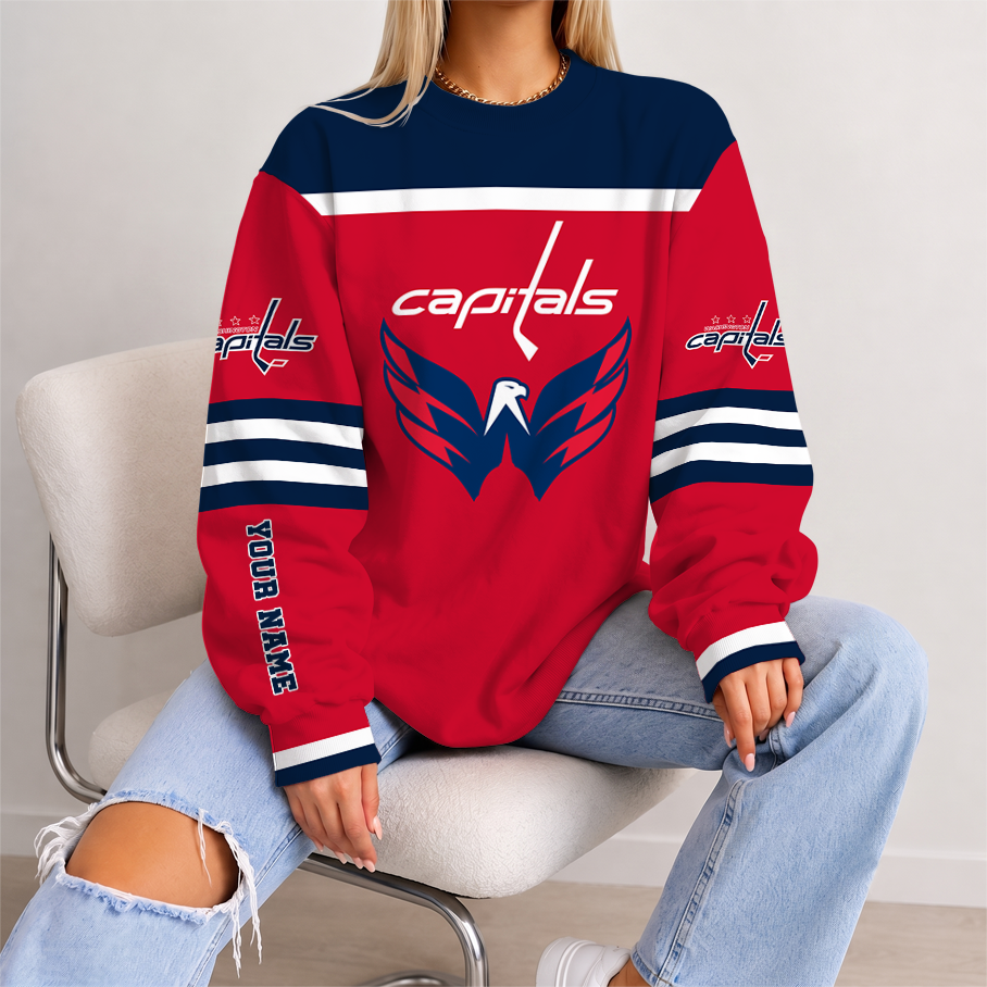 [SUPER SALE] NEW CUSTOMIZED NHL10 WCP WASHINGTON CAPITALS UNISEX SWEATSHIRT