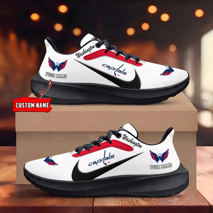 [SUPER SALE] NEW CUSTOMIZED NHL10 WCP WASHINGTON CAPITALS ROAD RUNNING SHOES