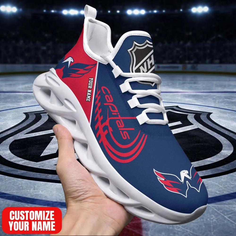 [SUPER SALE] NEW CUSTOMIZED NHL10 WCP WS CAPITALS PREMIUM CLUNKY SNEAKERS