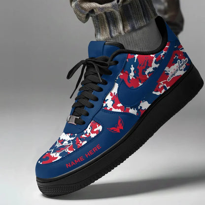 [SUPER SALE] NEW CUSTOMIZED NHL10 WCP WASHINGTON CAPITALS AF1 SHOES