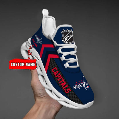 [SUPER SALE ] NEW CUSTOMIZED NHL10 WCP WASHINGTON CAPITALS MAX SOUL SHOES