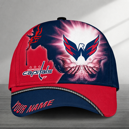 LIMITED EDITION - NEW CUSTOMIZED NHL10 WCP WASHINGTON CAPITALS CLASSIC CAP